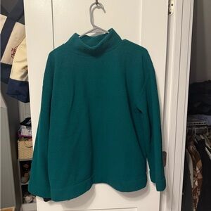 LOFT Teal Cowl Neck Sweater